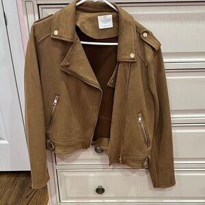 Primark Tan Leather Jacket